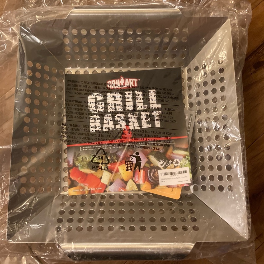 Heavy Duty Grill Basket New